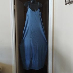 Homemade blue sundress